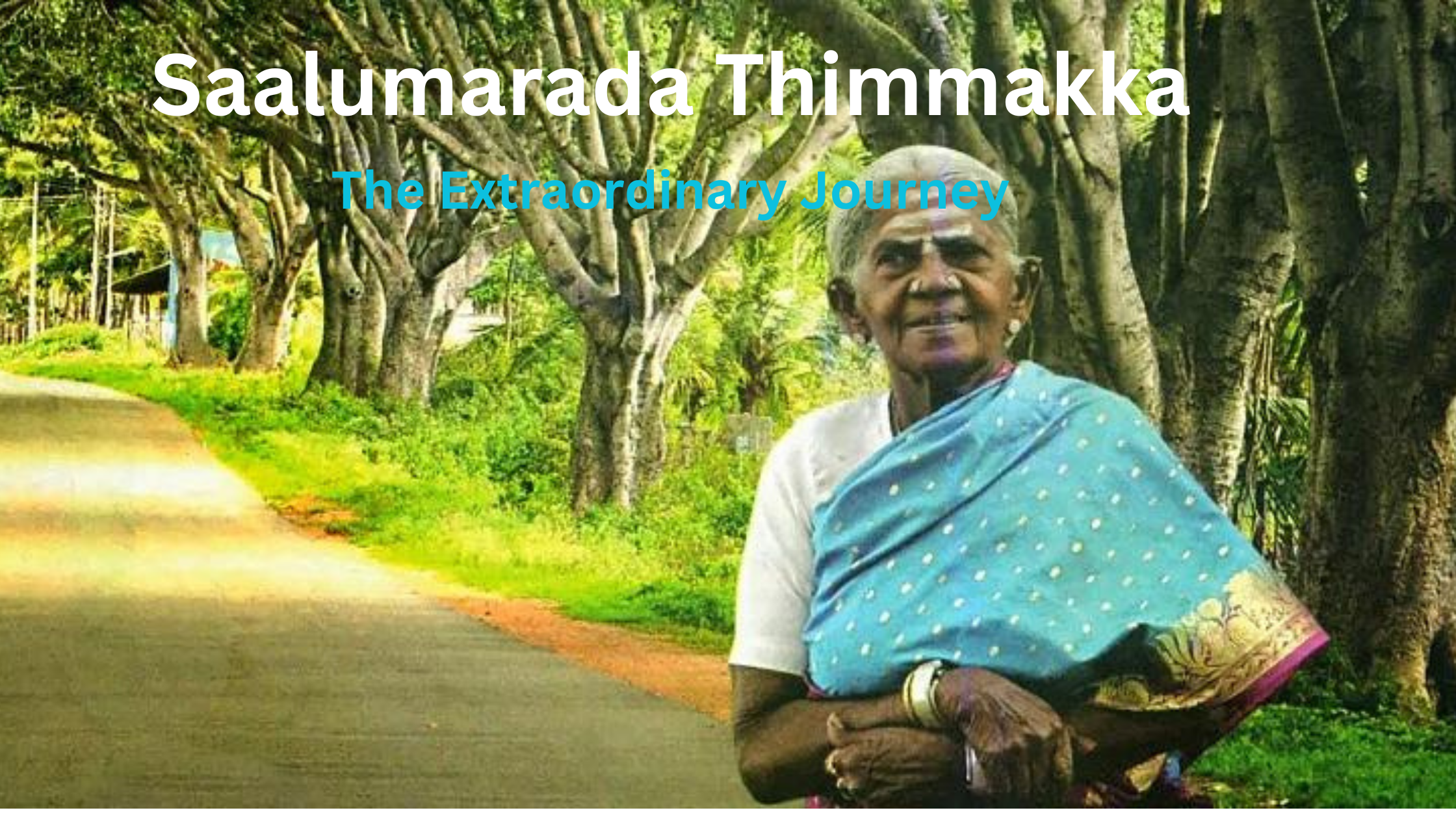 Saalumarada Thimmakka. #Environmentalist #karnataka life size portrait by  #Shivanand #Belagali - YouTube